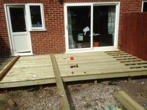 new decking nearly completed